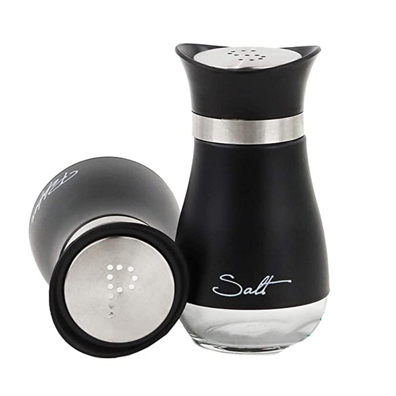 2 buc. Sticle de condiment din oțel inoxidabil Accesorii de bucătărie Instrumente pentru grătar Oală de condimente pentru chili Sticla de condimente pentru oală de sare MSG