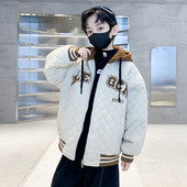 Gyerekkabát kapucnival és fűzős két színben