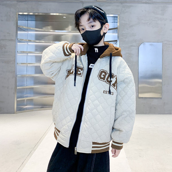 Gyerekkabát kapucnival és fűzős két színben