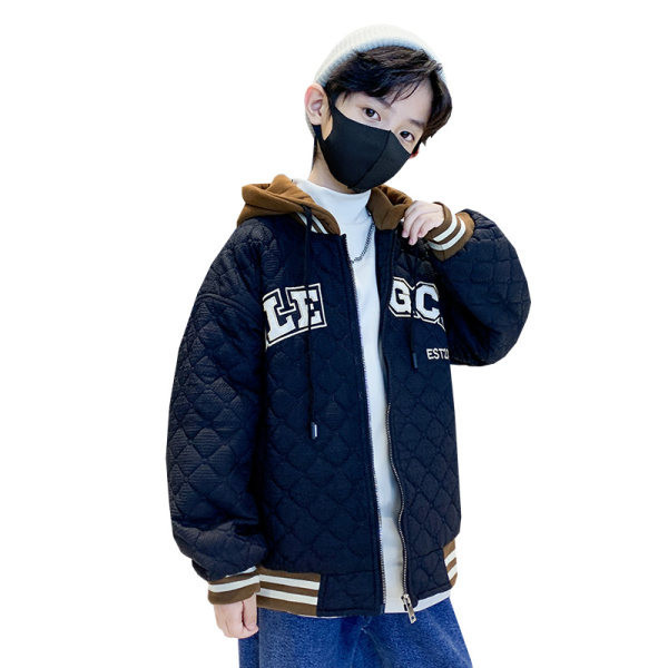 Gyerekkabát kapucnival és fűzős két színben