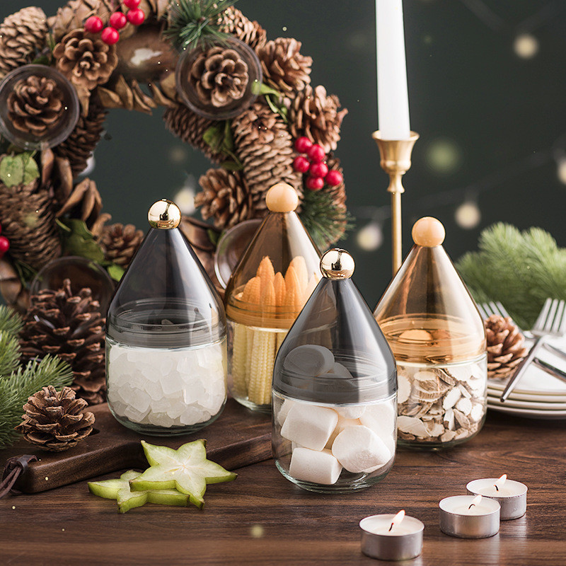 Üveg ízesítő edény fedővel és kanál Só Bors Palack Tároló Szervező Élelmiszertartó Dió Uzsonnás Doboz Konyhai Kiegészítők