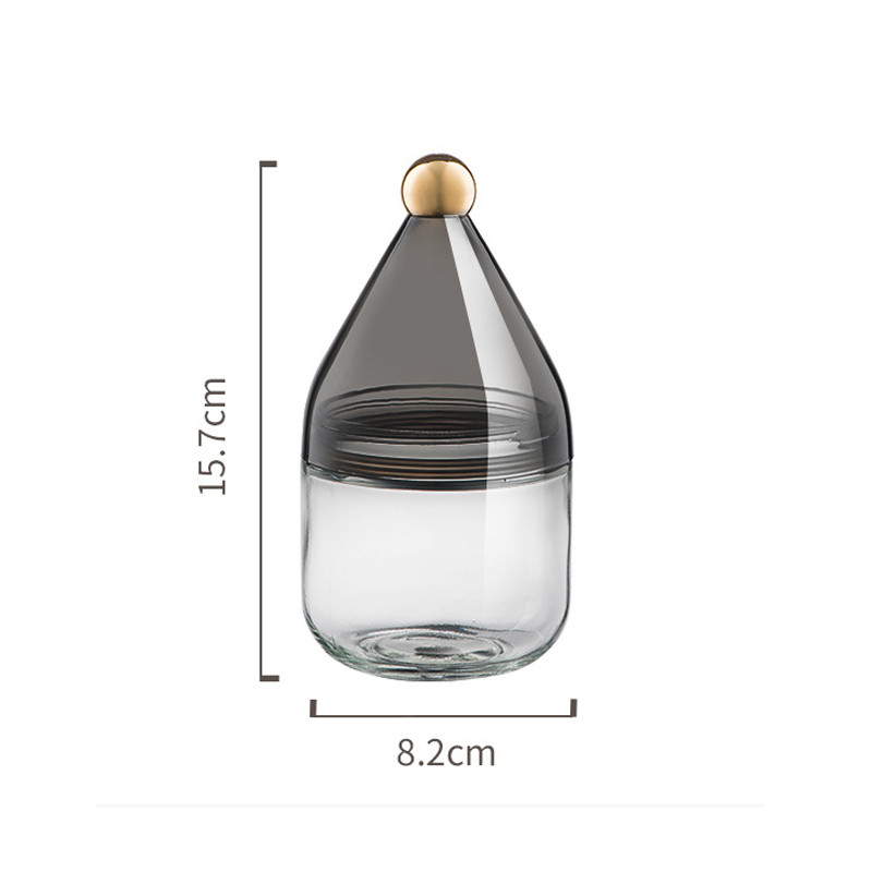 Üveg ízesítő edény fedővel és kanál Só Bors Palack Tároló Szervező Élelmiszertartó Dió Uzsonnás Doboz Konyhai Kiegészítők