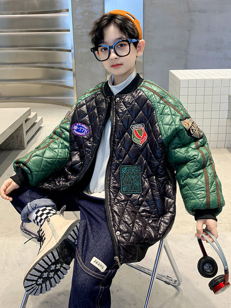 Rudeninis švarkas berniukams - su siuvinėjimu