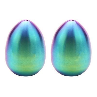 2X boce za cruet Sezonska solnica Limenke Pepper Shakers Kutija začina Boca sa začinima za kuhanje BBQ Rainbow No.0