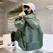 Jesenska jakna za dječake s kapuljačom