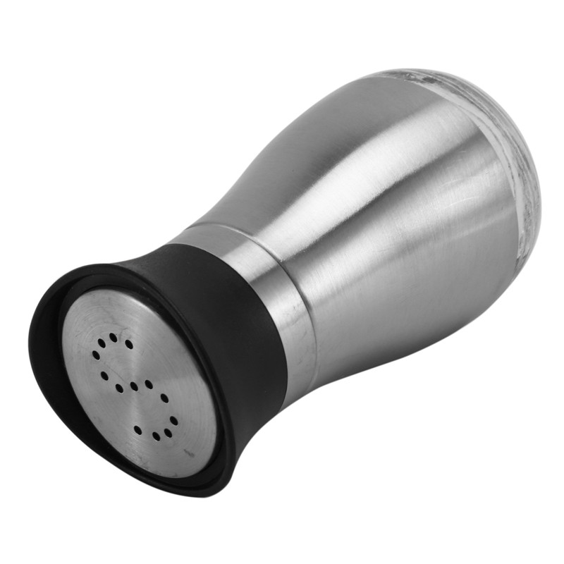 Agitatoare de sare si piper, moara de piper, set din otel inoxidabil cu fund de sticla, rasnita de sare si piper, accesorii de bucatarie