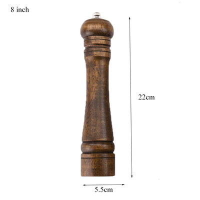 Rasnita Unibird Sare Piper Rasnita din lemn masiv Rasita ceramica reglabila puternica pentru instrument de condimentare manuala pentru sos de condimente de mustar