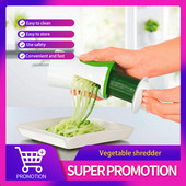 1 Vnt Sunkaus spiralizatoriaus daržovių pjaustyklė Daržovių spiralinė pjaustyklė Cukinijų makaronų makaronų spagečiai