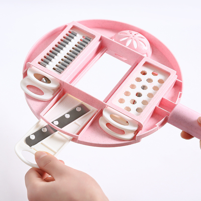 12-ühes Multifunktsionaalne köögiviljahakkija Porgand Kartul Käsitsi lõigatud Rebiviilutaja Redise riiv Köögi köögiviljatööriistad