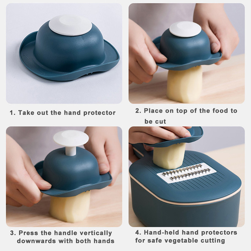 Konyhai Zöldség aprító Szerkentyűk Főzőeszközök Ételek Gyümölcsreszelő Salátafőző Hagyma Burgonya Mandolin Szeletelő Tartozékok