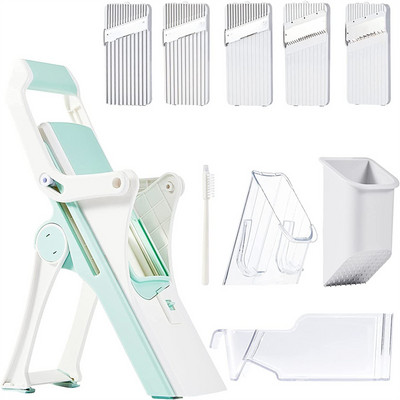 5-ühes Multifunktsionaalne köögiviljalõikur köögiviljahakkija viilutajamandoliinihakkija lihahakkimismasin köögitarvikud