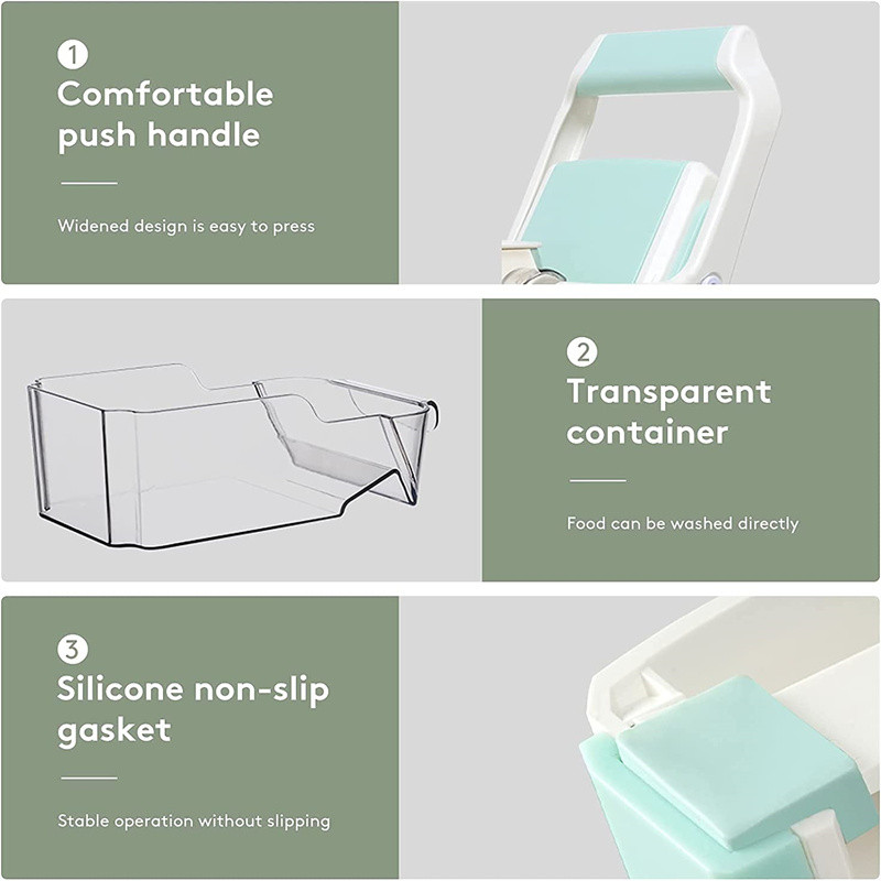 5-ühes Multifunktsionaalne köögiviljalõikur köögiviljahakkija viilutajamandoliinihakkija lihahakkimismasin köögitarvikud