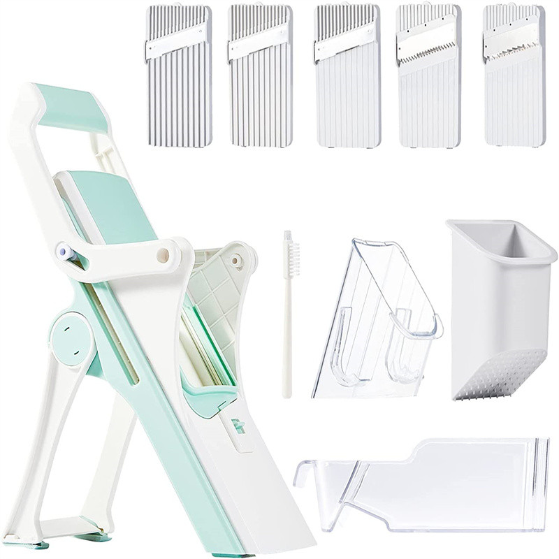 5-ühes Multifunktsionaalne köögiviljalõikur köögiviljahakkija viilutajamandoliinihakkija lihahakkimismasin köögitarvikud