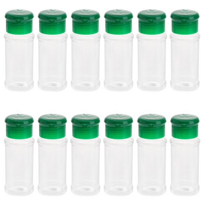 12 komada plastičnih posuda za začine, sol i papar, staklenka za začine, boce za začine za roštilj, posuda s poklopcem za cjedilo Kuhinjski alati