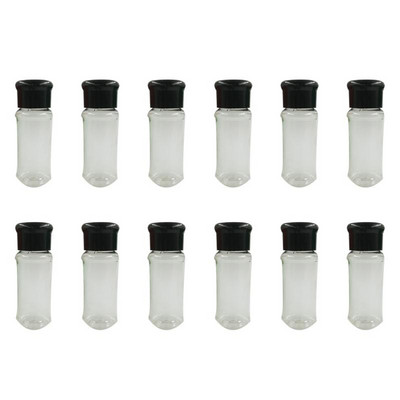 12 komada plastičnih posuda za začine, sol i papar, staklenka za začine, boce za začine za roštilj, posuda s poklopcem za cjedilo Kuhinjski alati