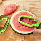 Popsicle Model Görögdinnye szeletelő Süteményvágó Kreatív Fagylalt Popsic Forma Dinnyés Gyümölcsvágó Forma Barkácsolás Konyhai Szerszám