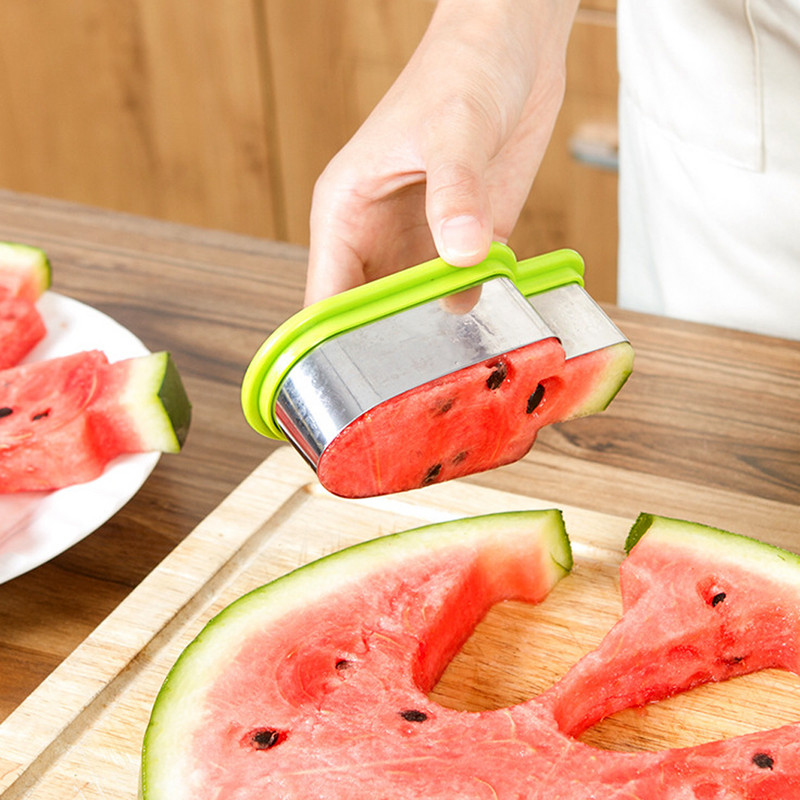 Popsicle Model Görögdinnye szeletelő Süteményvágó Kreatív Fagylalt Popsic Forma Dinnyés Gyümölcsvágó Forma Barkácsolás Konyhai Szerszám