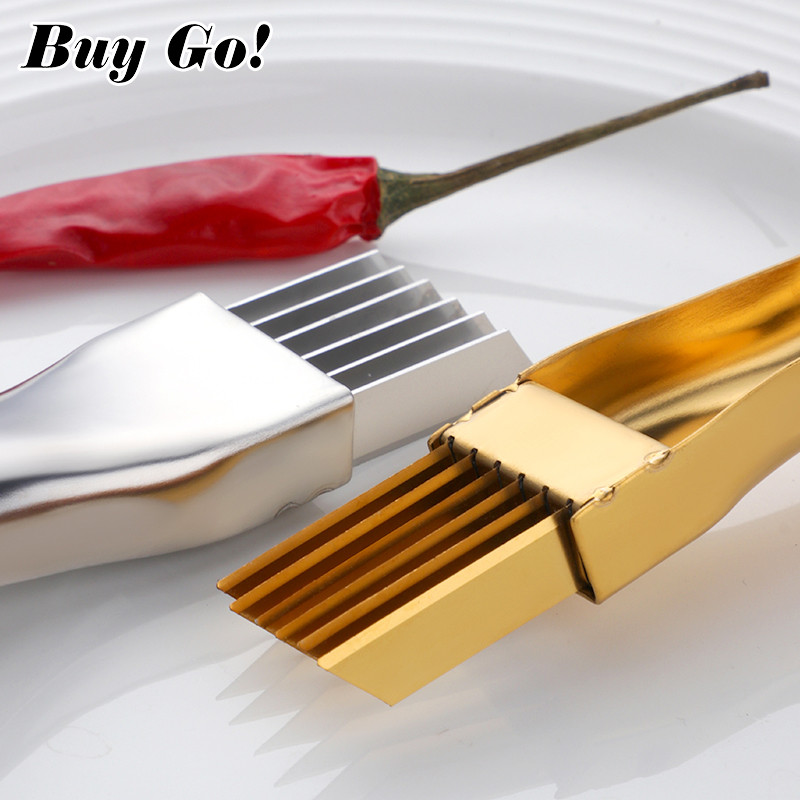 1 vnt. Naujas virtuvinis svogūnų peilių pjaustytuvas Daržovių įrankis Daugiafunkcis smulkintuvas Aštrus nerūdijantis susmulkintas žaliųjų svogūnų peilių pjaustytuvas