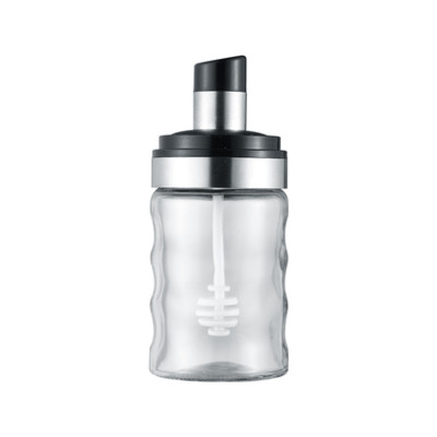 Kućna staklenka za začine Ponesite žlicu Kuhinjski pribor Prozirna limenka za ulje s poklopcem Otporan na vlagu Sol Šećer Papar Organizator