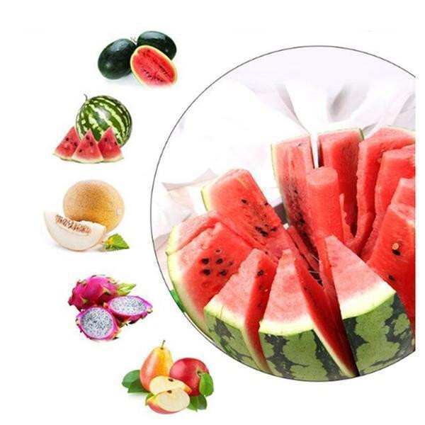 Nauja didelio pjaustymo arbūzo dirbinių pjaustyklė vaisių pjaustyklė nerūdijančio plieno vaisių peiliu pjaustytų arbūzų vaisių peiliu Dropshipping