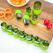 9 kom/set kalup za rezanje voća i povrća, alat za kolačiće, izdržljivi rezač za dekoraciju hrane, rezač za voće i povrće, DIY kalup za rezanje, dječji kalup za reljef