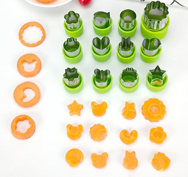 9 kom/set kalup za rezanje voća i povrća, alat za kolačiće, izdržljivi rezač za dekoraciju hrane, rezač za voće i povrće, DIY kalup za rezanje, dječji kalup za reljef