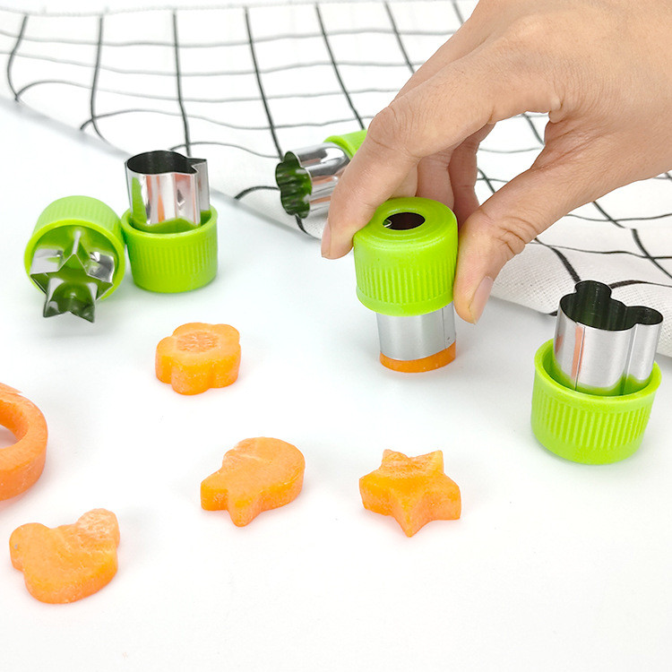 9 kom/set kalup za rezanje voća i povrća, alat za kolačiće, izdržljivi rezač za dekoraciju hrane, rezač za voće i povrće, DIY kalup za rezanje, dječji kalup za reljef
