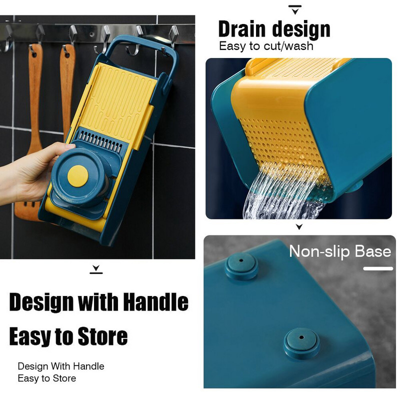 Rezač povrća Multifunkcionalni rezač povrća Gulilica za voće Voće Ribelica za mrkvu Kuhinjski pribor košara Rezač povrća