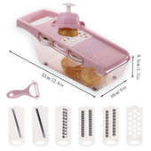 10 az 1-ben Zöldségvágó Multifunkcionális Zöldségvágó Háztartási saláta aprítógép Többfunkciós Zöldségvágó