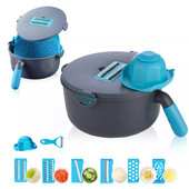 Daržovių pjaustyklė Daržovių pjaustyklės Smulkintuvai Įvairios pjaustyklės Skustukas Morkų Vaisiai 8 viename Įtaisai Daržovių pjaustymo įrankiai