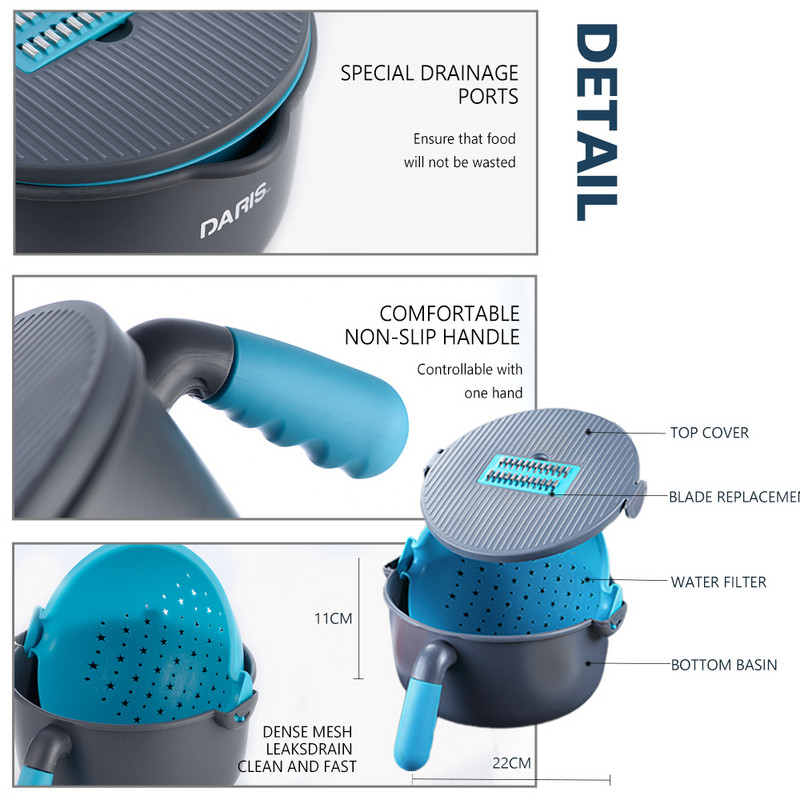 Daržovių pjaustyklė Daržovių pjaustyklės Smulkintuvai Įvairios pjaustyklės Skustukas Morkų Vaisiai 8 viename Įtaisai Daržovių pjaustymo įrankiai