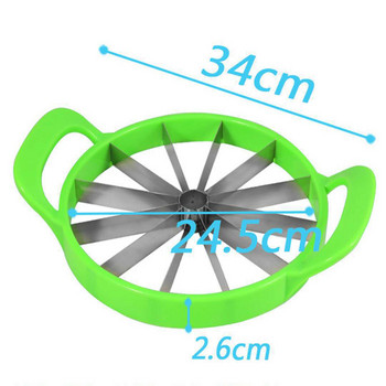 C2 Резачка за диня Многофункционален разделител Неръждаема стомана Домакински отворени кубчета Кухненски аксесоари Джаджи Инструмент за нарязване на плодове