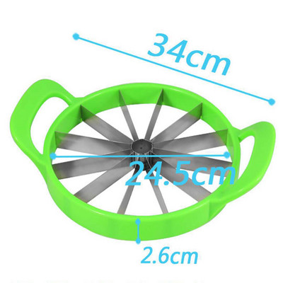 C2 arbūzų pjaustytuvas daugiafunkcinis nerūdijančio plieno skirstytuvas, skirtas buitiniams kubeliams supjaustyti virtuvės priedai Įtaisai Vaisių pjaustyklės įrankis
