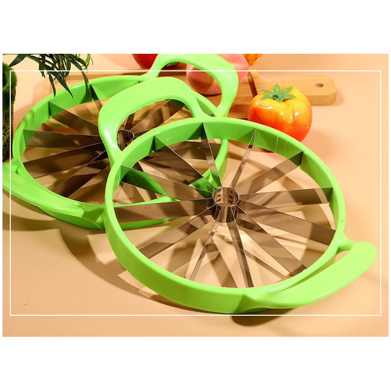 C2 arbūzų pjaustytuvas daugiafunkcinis nerūdijančio plieno skirstytuvas, skirtas buitiniams kubeliams supjaustyti virtuvės priedai Įtaisai Vaisių pjaustyklės įrankis