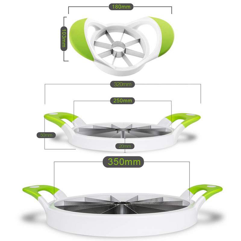 Rezač voća za lubenicu Jabuka Pearl Čelični Okrugli Quick Alat za rezanje dinje Višenamjenska gulilica Kutni kuhinjski dodatak