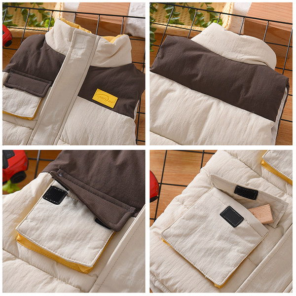 Ležeran dječji prsluk za dječake s džepom