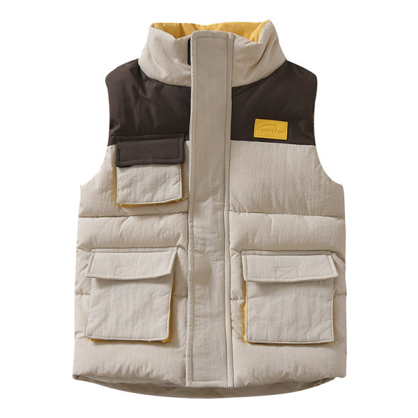 Ležeran dječji prsluk za dječake s džepom