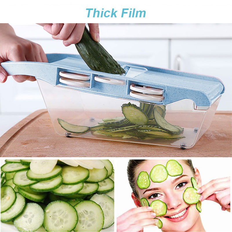 Accesorii de bucătărie Cutter multifuncțional pentru legume Tăiător pentru mandolină Instrument pentru brânză pentru fructe Cu lamă de oțel Tăiător pentru cartofi Răzătoare pentru morcovi