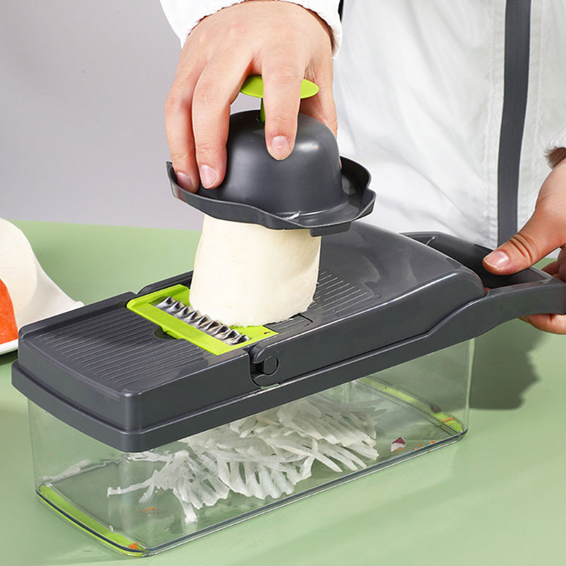 15 în 1 tăietor de legume multifuncțional cu coș cu coș, fructe, brânză, tocător de cartofi, răzătoare de morcovi, accesorii pentru bucătărie