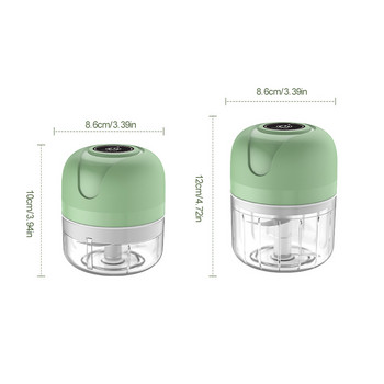 100ml/250ml Εργαλεία Κουζίνας Mini USB Wireless Electric Mashir Machine Machine Masker Mass Prise Vegetable Chili Meat mift chopper φαγητού