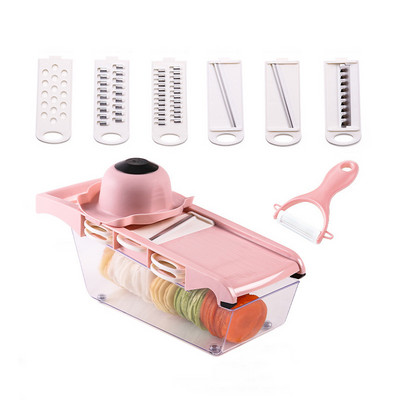 8 az 1-ben többfunkciós zöldségvágó Gyümölcsszeletelő Élelmiszer aprító Zöldség aprító lefolyó kosárral Kütyük Konyhai tartozékok