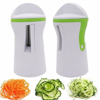 1 τεμ. λεπίδες λαχανικών σπιραλιζέ Slicer Twister Handheld Spiral Cutter Τρίφτης φρούτων Εργαλεία μαγειρέματος Μακαρόνια Ζυμαρικά κουζίνας