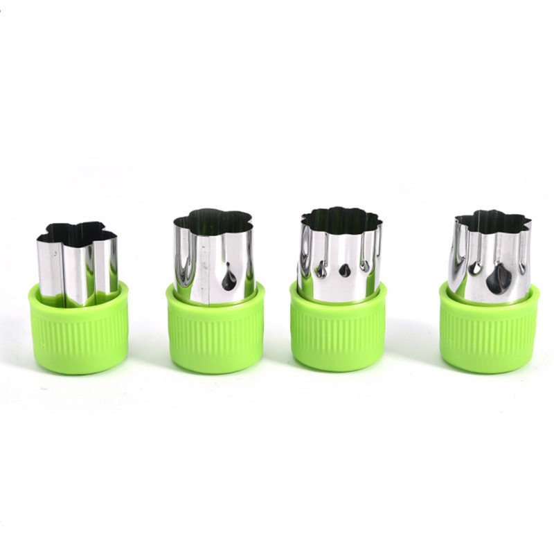 12 vnt. Daržovių pjaustytuvų formų rinkinys „Pasidaryk pats“ sausainių pjaustytuvų gėlė vaikams Formos skanėstai maistui vaisių pjaustyklės formelės