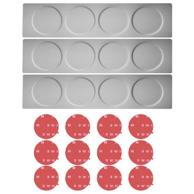 Borcan de condimente din oțel inoxidabil magnetic Sticla de condimente Grătar de uz casnic Ustensile de bucătărie 4/12 Set Cutie de condimente Autocolant pentru tablă