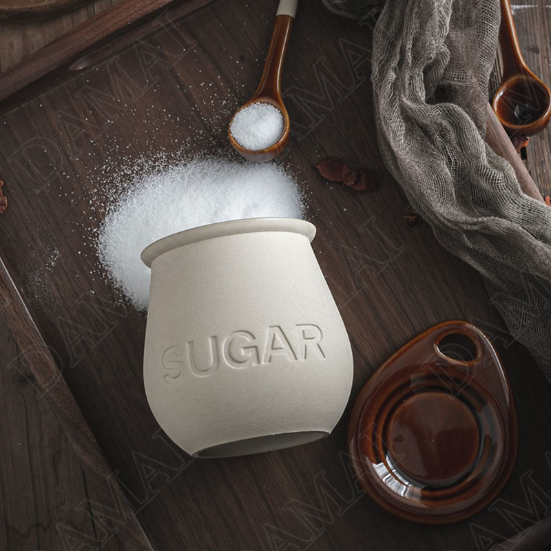 Japoniški keraminiai laikymo stiklainiai su dangteliu Retro dekoratyviniai cukraus dubenys virtuvės pagardų dozatorius Mini druskos indelių balionėlių rinkiniai