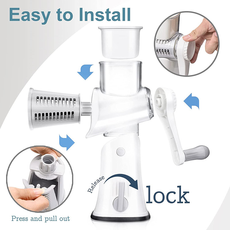 Penki viename daržovių pjaustyklės daržovių Julienne pjaustyklės rankinis daržovių pjaustyklės apvalios pjaustyklės bulvių spiralizatorius namų įtaiso įrankis