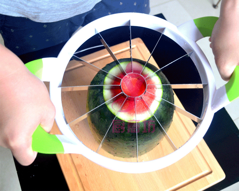 Ekstra veliki rezač lubenice Comfort Home Okrugli rezač voća i povrća od nehrđajućeg čelika Cantaloup Melon Kitchen