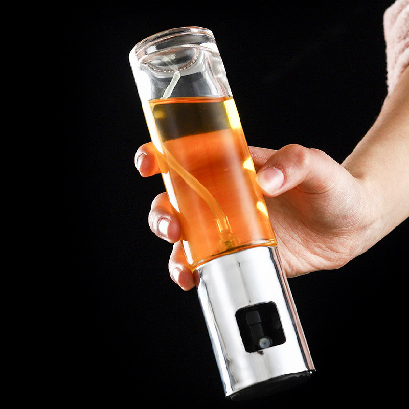 Nerūdijančio aliejaus butelis virtuvės aliejaus purškiamas butelis kepimui kepimo acto rūko purkštuvas kepsninės purškiamas butelis Kepimo kepsninė iškylai įrankiai