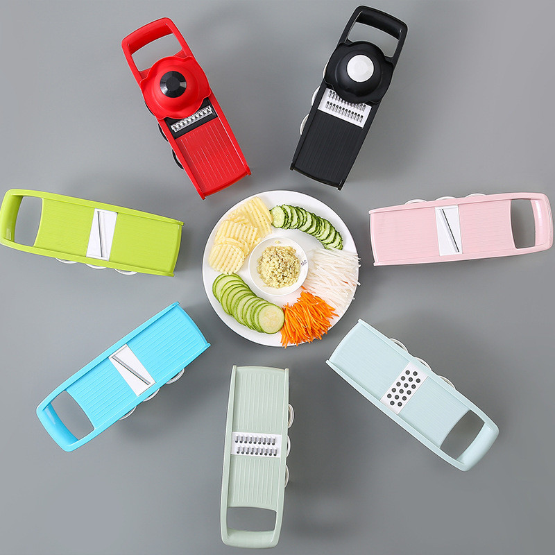 Tăiător de legume multifuncțional pentru bucătărie Tăiător de fructe Răzătoare Tocători Coș de scurgere Tăiător Gadget Accesorii de bucătărie