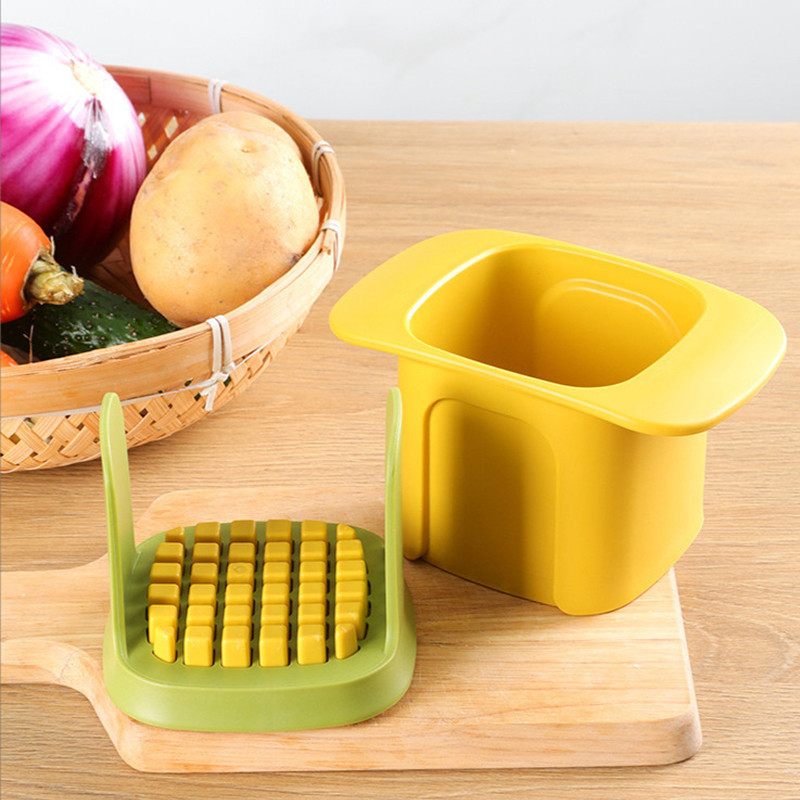 Mandoline Zöldség Gyümölcs Vágó Hagyma Sárgarépa Burgonyaszeletelő Sonka Kolbász Kockavágó Konyha Újszerű Konyhai Szerszám Kiegészítők Kütyük